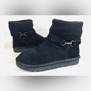 UGG Purl Strap Boots - Black